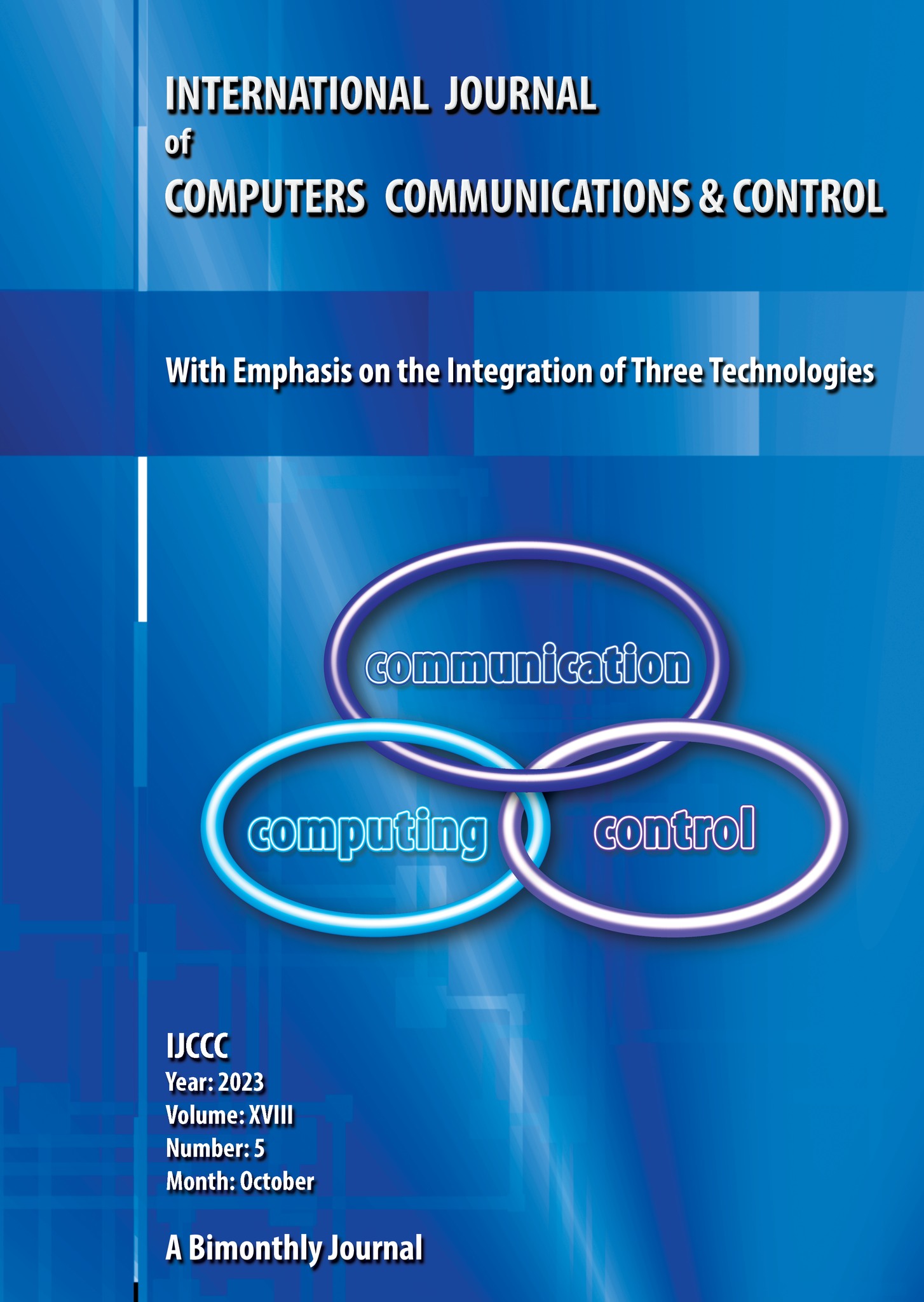 					View Vol. 18 No. 5 (2023): International Journal of Computers Communications & Control (October)
				